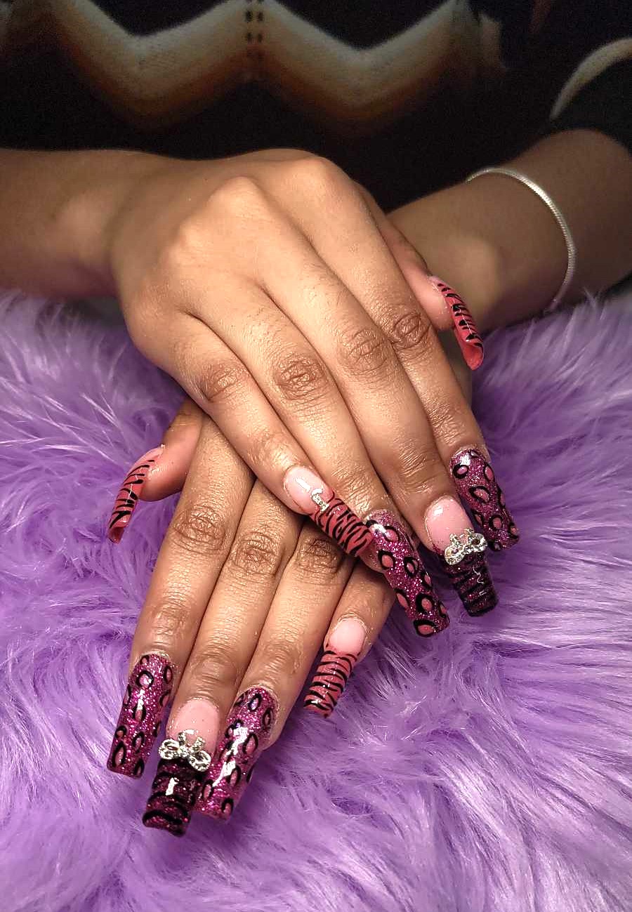 I Acrylic nails design, ombre nail ballantyne, sns dipping nails